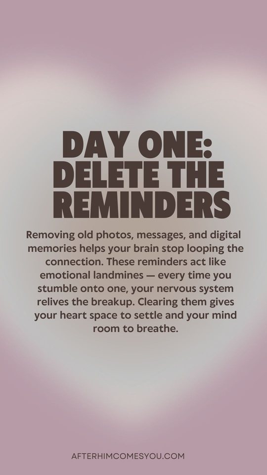 A page from the calendar. Day One: Delete the Reminders